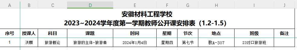 安徽材料工程学校2023-2024学年度第一学期教师公开课安排表（1.2-1.5）.png